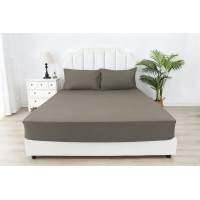 Простирадло на гумці Soho 90х200+25 см Coffee