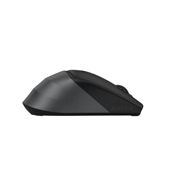Миша бездротова безшумна Fstyler, Bluetooth / 2.4 ГГц, вбудований акумулятор, 2000DPI, сірий+чорний