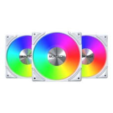 Набір із трьох вентиляторів для корпусу 120MM METAL PRO 12 ARGB 3 PACK (W) MONTECH