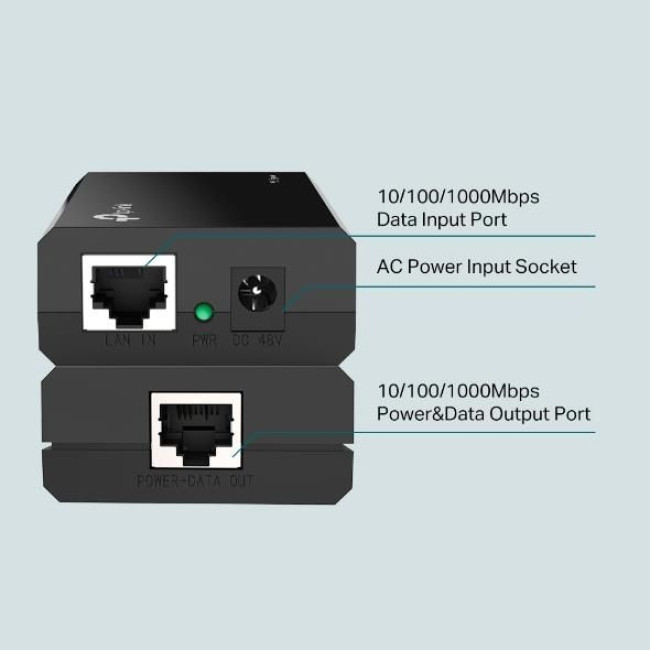 Приймач живлення крізь мережевий дріт, POE150S TP-LINK