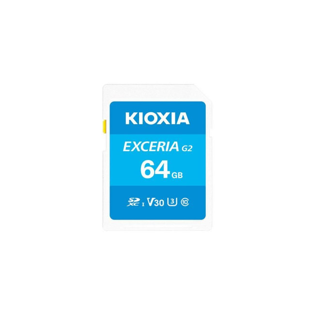 Карта пам’яті KIOXIA EXCERIA G2 SDXC 64GB U3 V30 (LNEX2L064GG4)