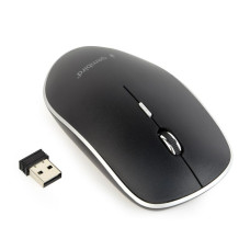Бездротова оптична миша, USB, 1600 dpi, чорний