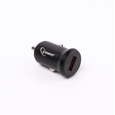 Зарядний пристрій від автомобільного прикурювача (швидка зарядка Qualcomm) 5V/3A-9V/2A-12V/1.5A, чорний