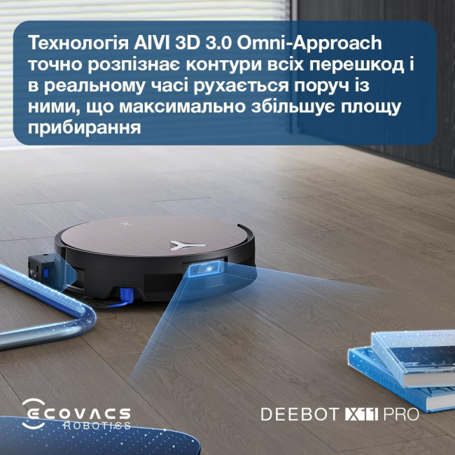 Робот-пилосос DEEBOT X11 PRO OMNI ECOVACS