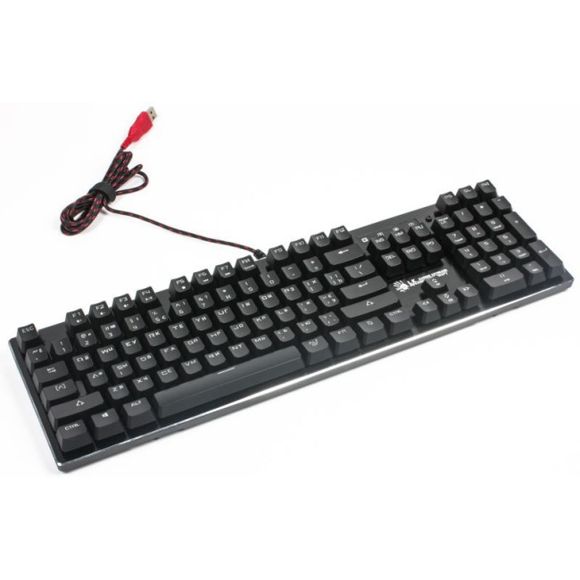 Клавіатура механічна ігрова, USB, LED-підсвічування, Full Light Strike Red