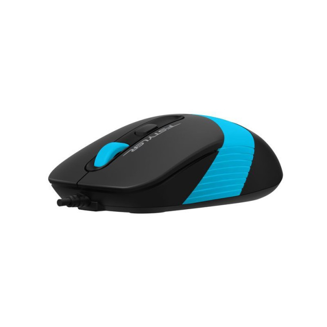 Миша дротова безшумна Fstyler, USB, 1600 dpi, синій