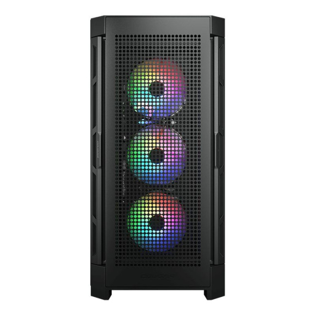 Ігровий корпус, 3*120mm ARGB, 1*120mm ARGB вентилятори передвстановлені, ATX/mATX/mini-ITX, скляне вікно
