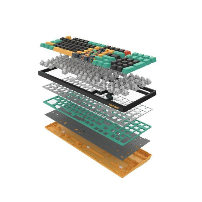 Клавіатура оптична ігрова, USB, RGB підсвічування, Alpha Optical Switch
