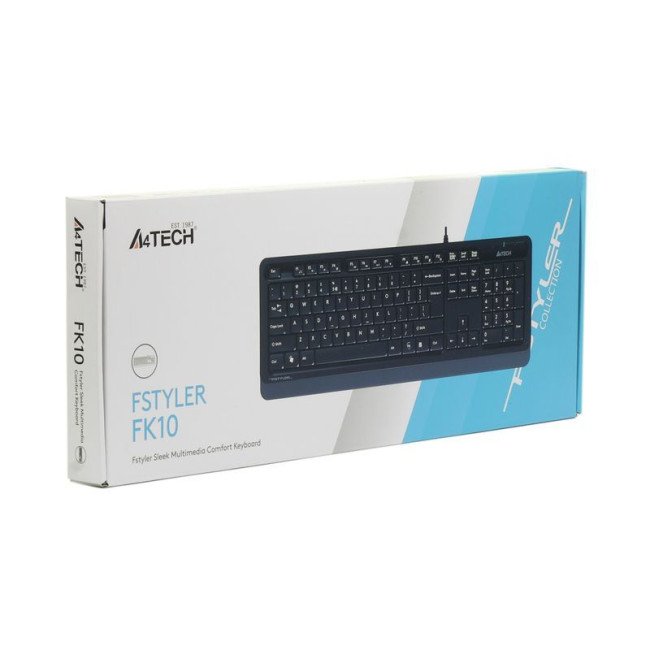 Клавіатура Fstyler Sleek MMedia Comfort, USB, сірий