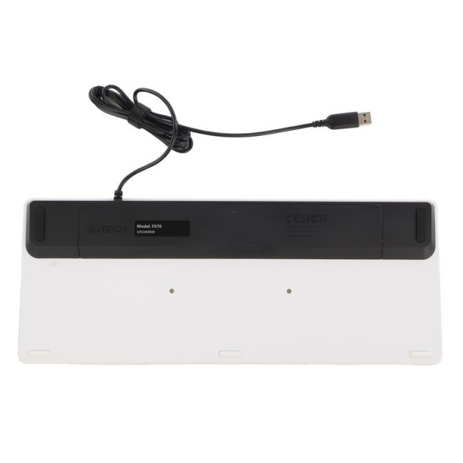 Клавіатура з ножичним перемикачем Fstyler, USB, Quiet typing, чорна