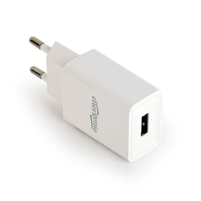 Зарядний пристрій USB 2.1 A, білий