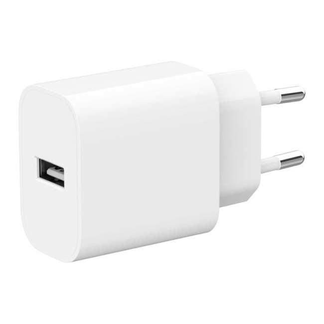 Мережевий ЗП, 1 USB-A 5V/2.4A (12W), білий