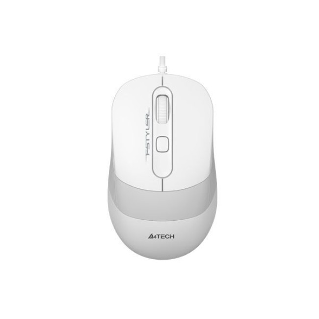 Миша дротова Fstyler, USB, 1600 dpi, білий
