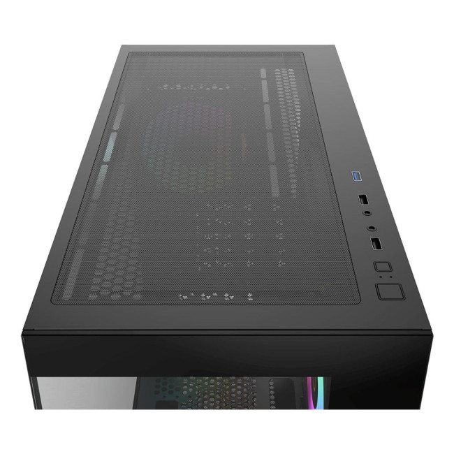 Корпус для комп'ютера MATX W/O PSU GAMMA C52 BK ARGB (GAMMA-C52-BKD300XX-GL) OCYPUS