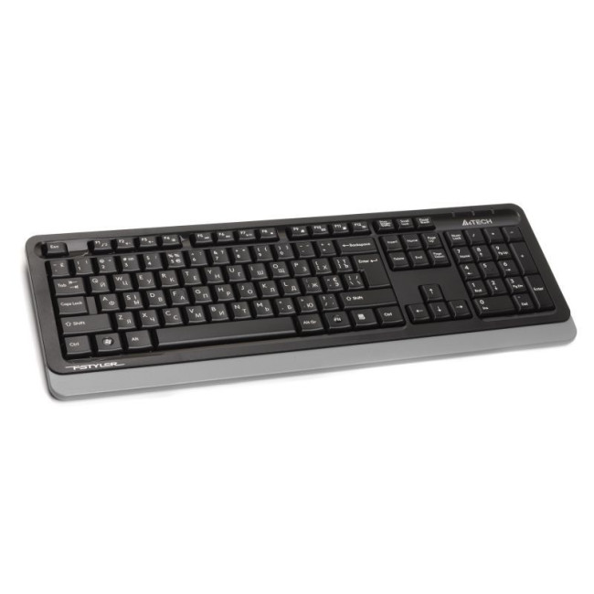 Комплект бездротовий Fstyler клавіатура+миша, чорно-сірий, USB