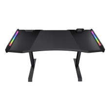 Стіл для геймера, ергономічний дизайн, USB 3.0/Audio хаб, RGB підсвічування, Type-C, регулювання висоти