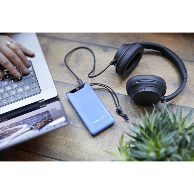 Портативний зарядний пристрій USB 10000MAH QC3.0 BLUE F10000 7332035 INTENSO