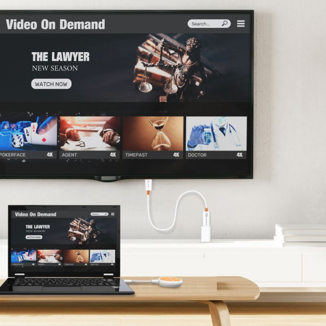Подовжувач USB-C на HDMI до 15 м
