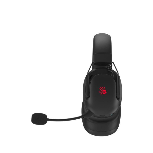 Ігрові бездротові навушники з мікрофоном, RGB підсвічування, Bluetooth + 2.4GHz + 3.5 jack
