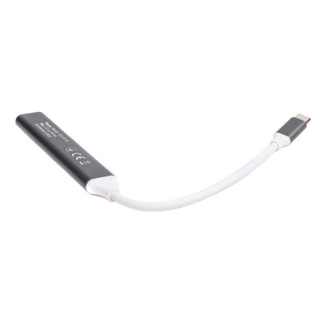 Хаб USB 3.0 Type-С на 4 порти, 1xUSB-A 3.0, 1xUSB-A 2.0, 2xUSB-C