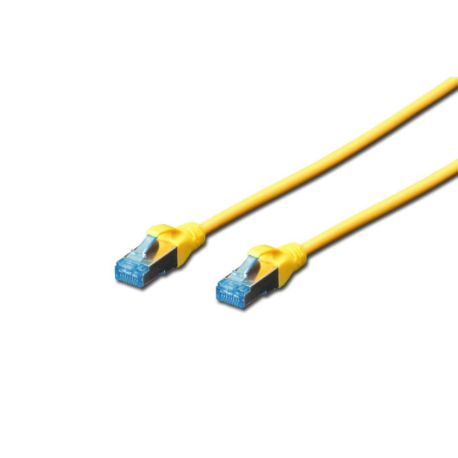 Патч-корд CAT 5e SF-UTP, Cu, PVC AWG 26/7, довжина 2 м, колір жовтий DK-1531-020/Y DIGITUS by ASSMANN
