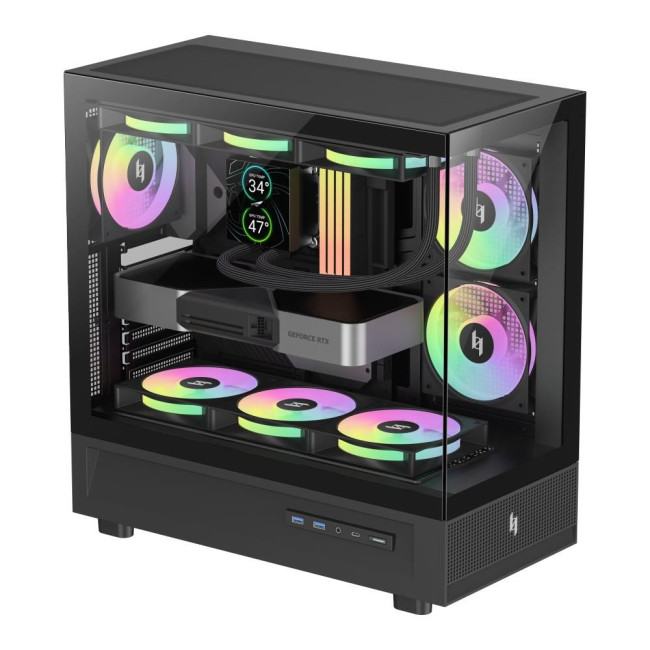 Корпус для комп'ютера ATX W/O PSU NEX C51 BK GAMEMAX