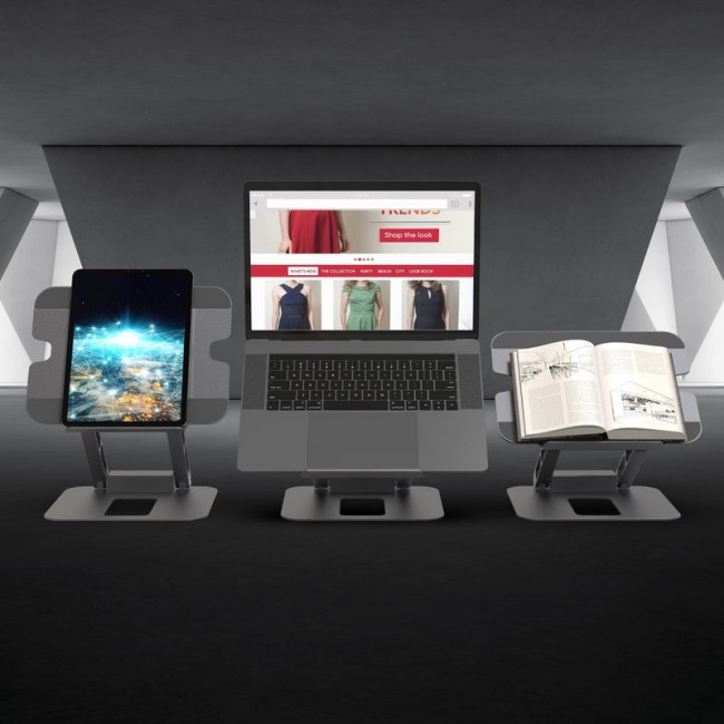Док станція USB-C 6-в-1 (HDMI/PD/USB-A/USB-C), алюміній