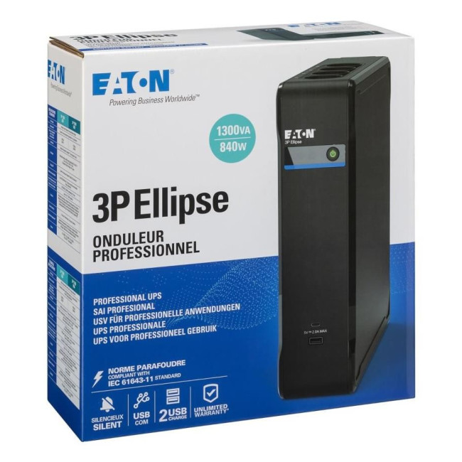 Джерело безперебійного живлення Eaton 3P Ellipse 1300 USB DIN