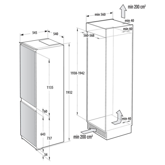 Холодильник Gorenje NRKI519E41 