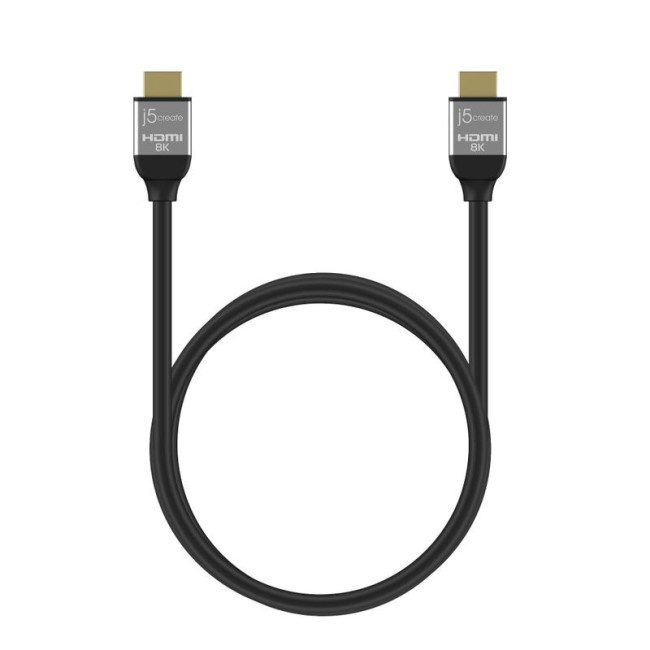 Кабель HDMI V.2.1, 8К 60Гц, HDR10, HLG, 48Gbps, YUV 4:4:4, позолочені конектори, 2 м