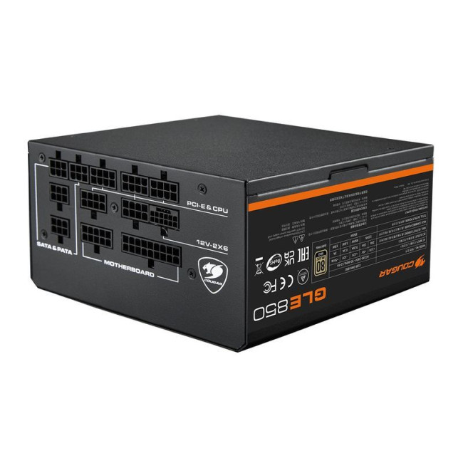 Блок живлення 850 Вт, 80 Plus Gold, Modular, 135 мм Silent Fan, 8SATA + 4PCI-E