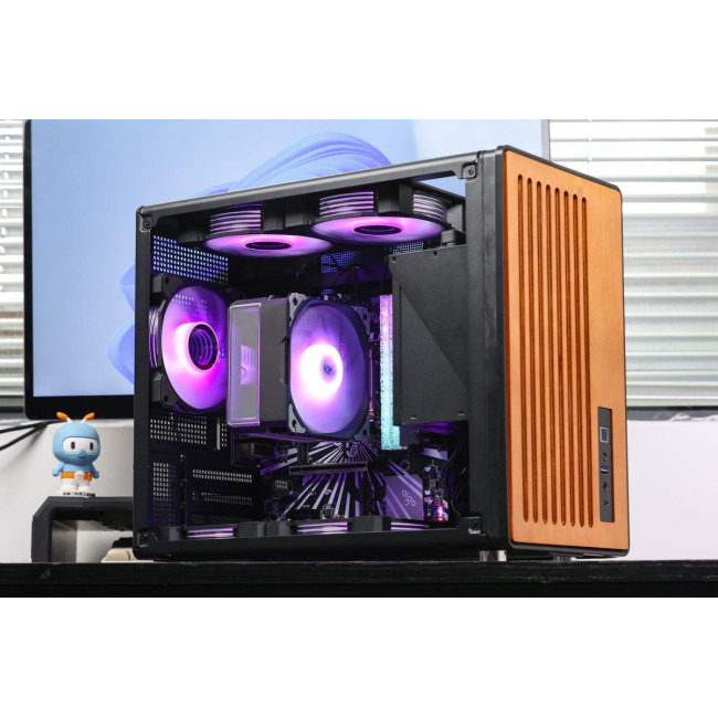 CASE MINITOWER MATX W/O PSU/WD200 BLACK DARK FLASH