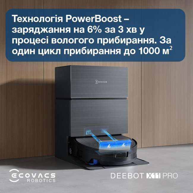 Робот-пилосос DEEBOT X11 PRO OMNI ECOVACS