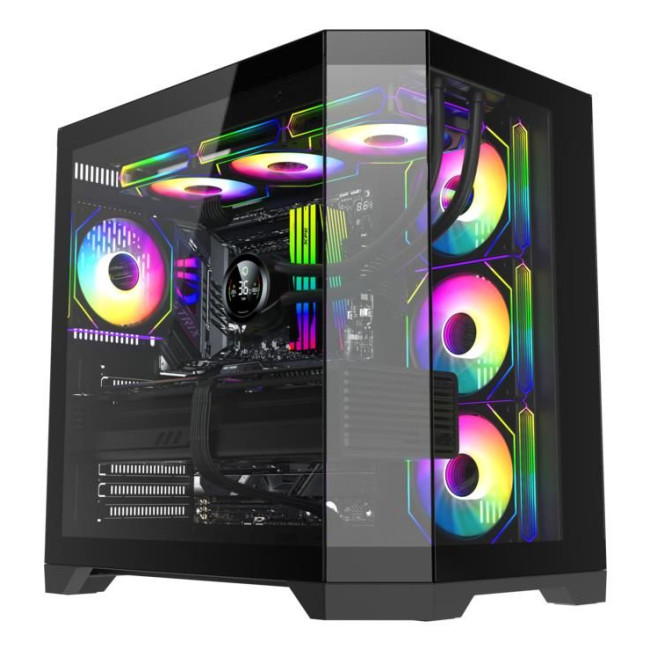 Корпус для комп'ютера ATX W/O PSU HYPE-A BLACK GAMEMAX