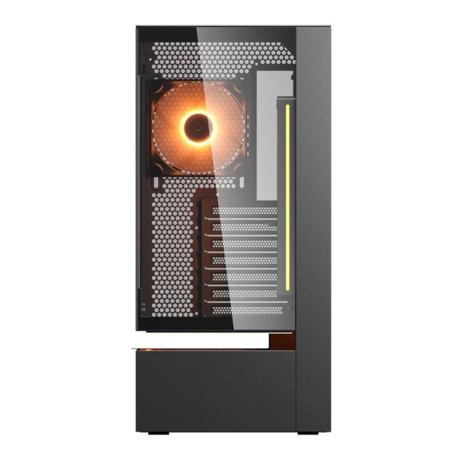 Ігровий корпус, 3*120 mm ARGB передвстановлені, Type-C x1, USB3.0 x2, Audio x1