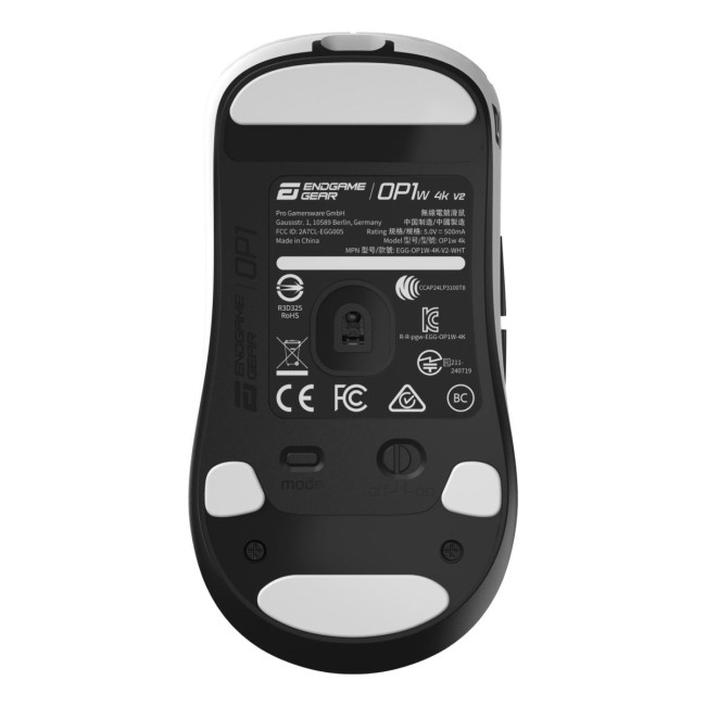 Миша ігрова бездротова Endgame Gear OP1w 4k v2, білий