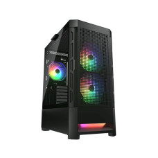 Ігровий корпус, 2*140mm ARGB, 1*120mm ARGB вентилятори передвстановлені, ATX/mATX/mini-ITX, скляне вікно