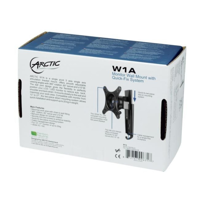 Кріплення для монітора W1A AORAEQ-MA005-GB ARCTIC