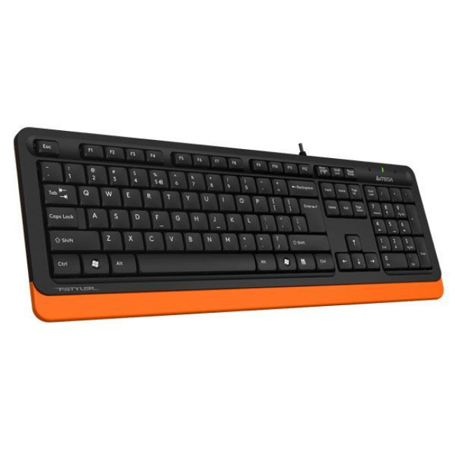 Клавіатура Fstyler Sleek MMedia Comfort, USB, помаранчевий