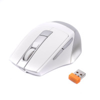 Миша бездротова Fstyler, Bluetooth / 2.4 ГГц, вбудований акумулятор, 2400 dpi, білий
