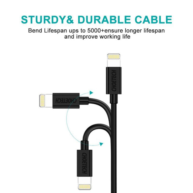 Кабель USB 2.0 А-тато/Lightning , MFI, 1.8 м, преміум, 2.1 А
