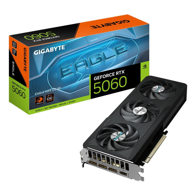 Відеокарта PCIE16 RTX5060 8GB GDDR7 N5060EAGLEMAX OC-8GD GIGABYTE