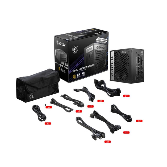 Блок живлення ATX 1000W MPG A1000G PCIE5 MSI