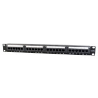 Патч панель, Cat 5e, 24 порти, UTP