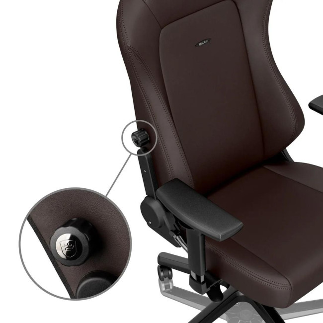 Ігрове крісло Noblechairs HERO високотехнологічна штучна шкіра, коричневий