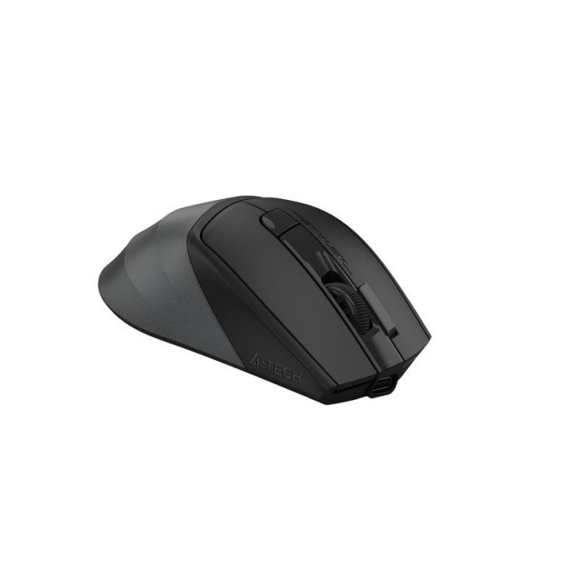 Миша бездротова безшумна Fstyler, Bluetooth / 2.4 ГГц, вбудований акумулятор, 2000DPI, сірий+чорний