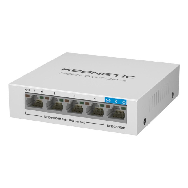 Комутатор Keenetic PoE+ Switch 5 (KN-4610)