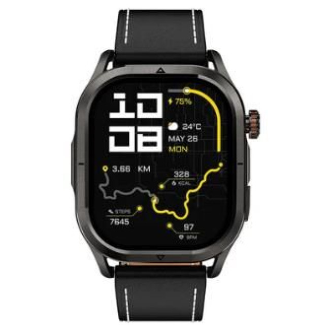 Змінний ремінець KOSPET ARCHLAN LEATHER BLACK 22MM