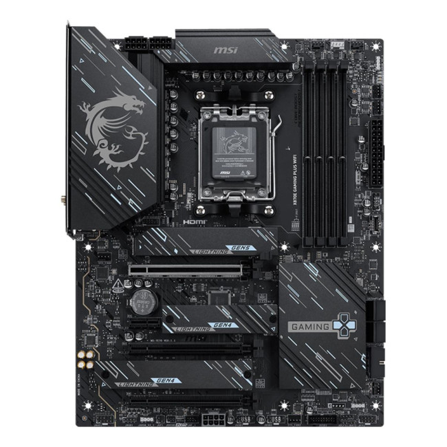 Материнська плата AMD X870E SAM5 ATX X870E GAMING PLUS WIFI MSI