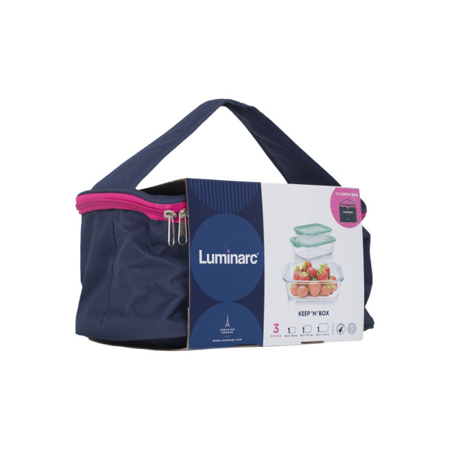 Набір контейнерів із сумкою LUMINARC KEEP'N BOX, 3 шт.